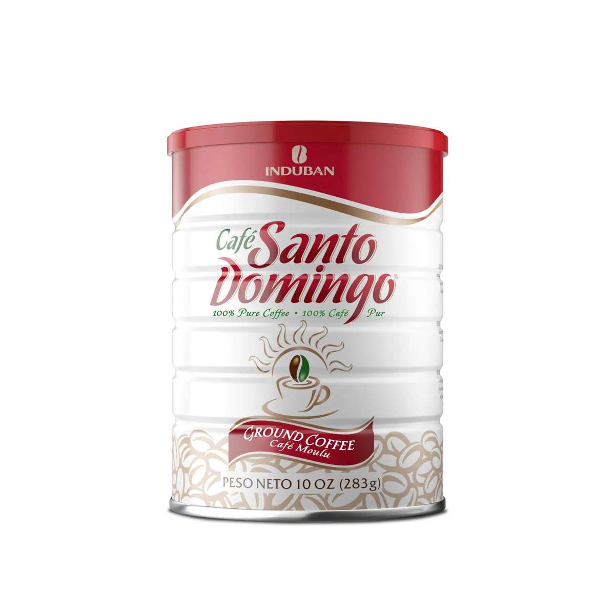 Café Santo Domingo, puszka 300 ml, kawa mielona, średnia palona – produkt z Dominikany (1 opakowanie)