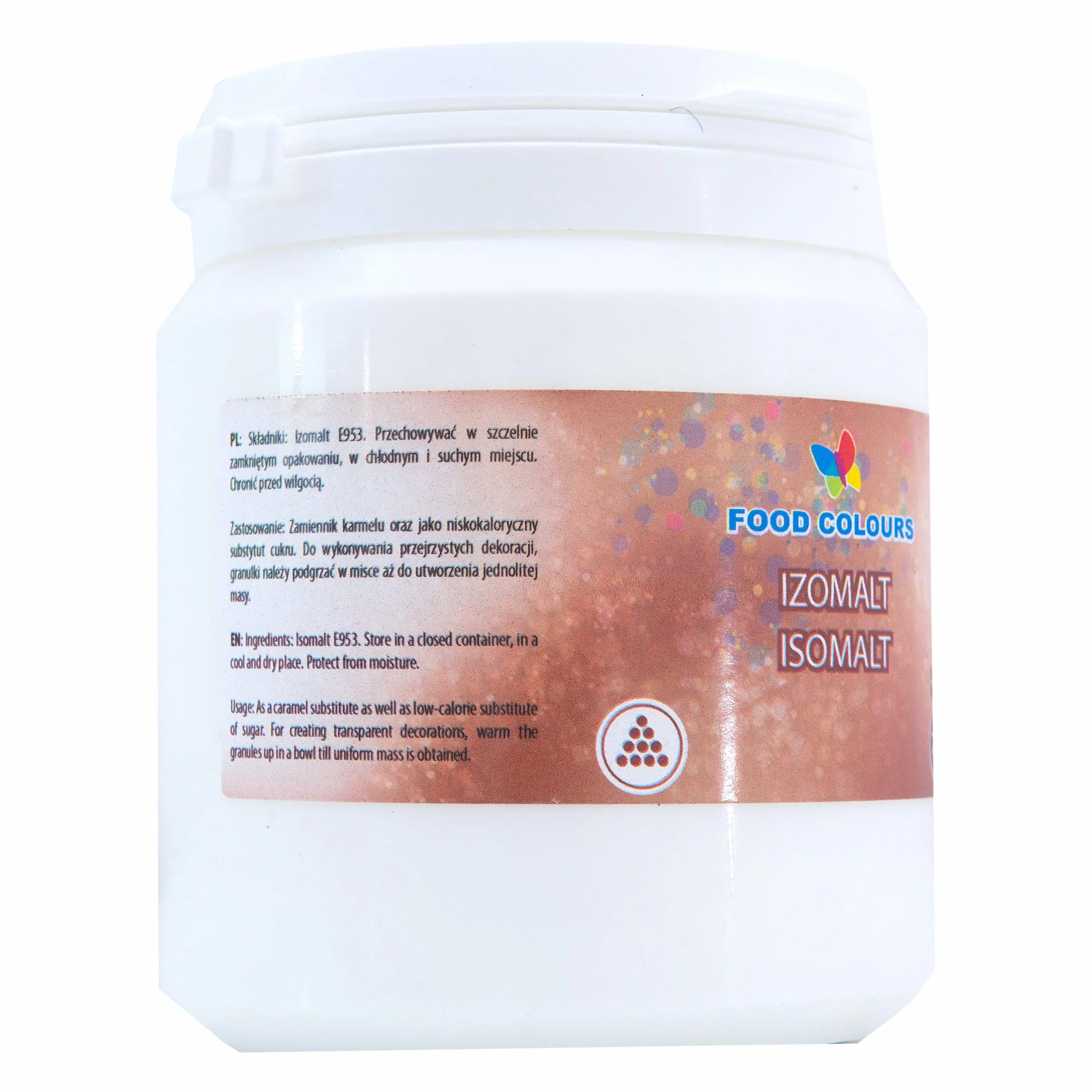 Food Colours Poland | Izomalt | Isomalt | Dekoracja Cukiernicza | 250 g