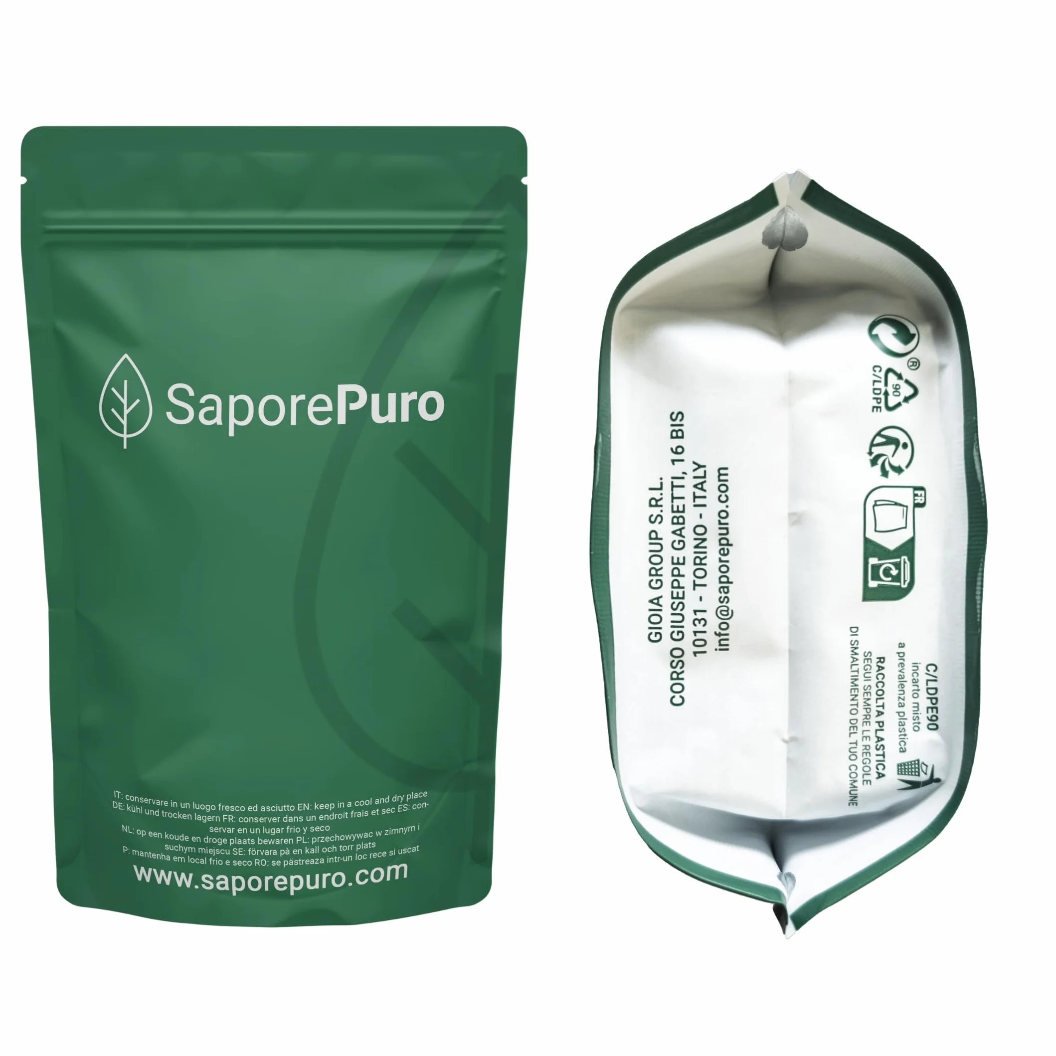 Saporepuro Naturalny KSYLITOL z brzozy 200 g - Naturalny zamiennik cukru - Idealny do deserów i napojów
