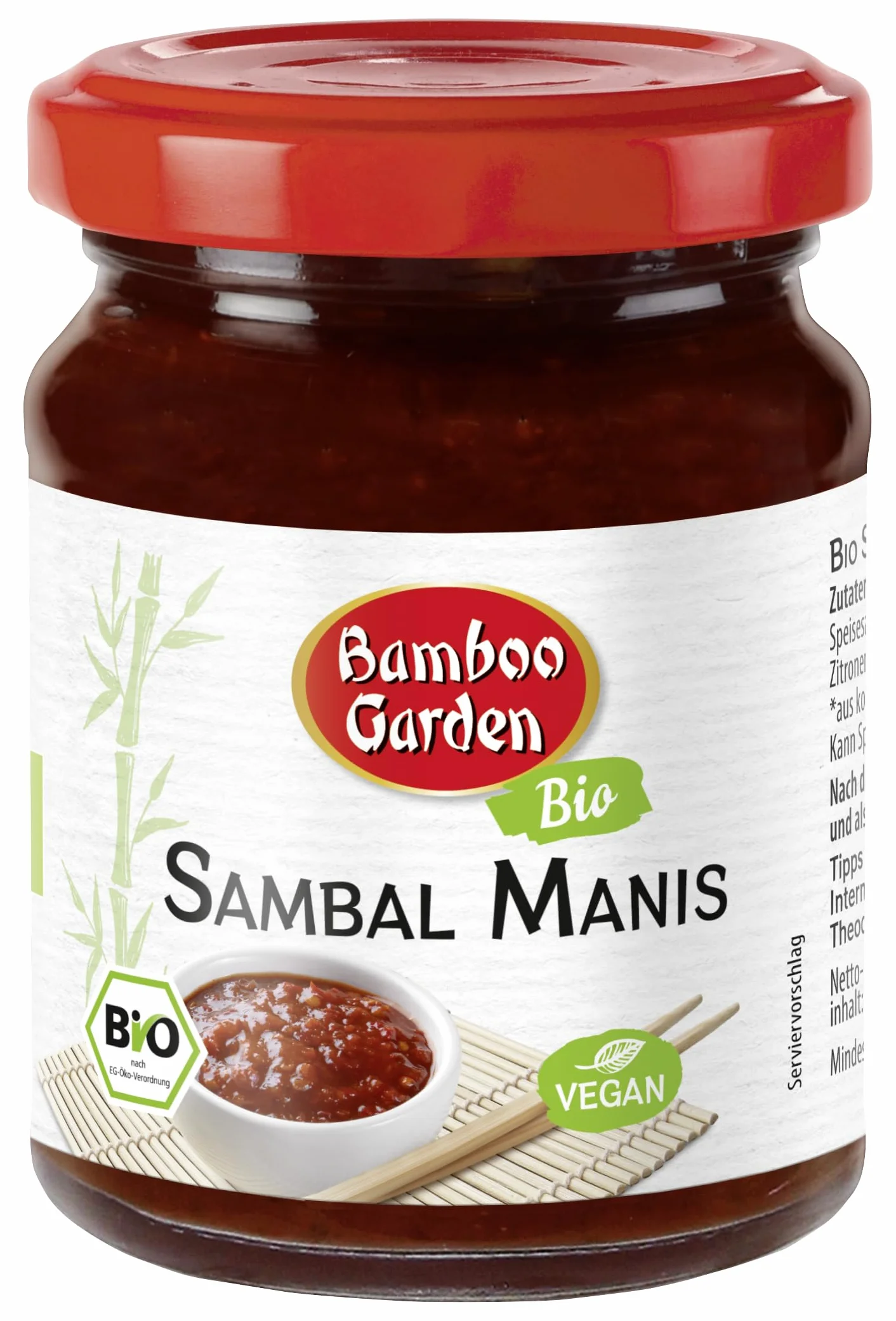 Bamboo Garden Bio Sambal Manis, 125 g