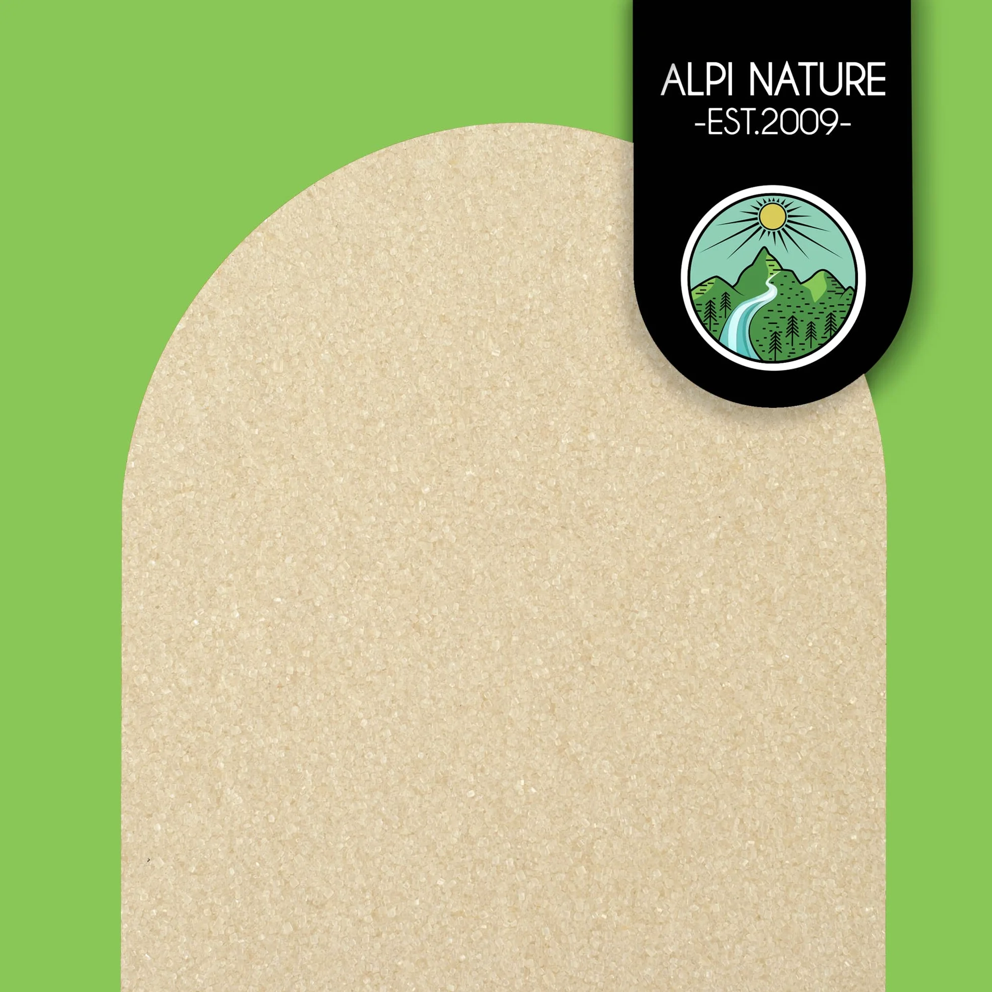 Alpi Nature Ekologiczny Surowy Cukier Trzcinowy 500g, Jasnobrązowy Cukier do Gotowania i Pieczenia