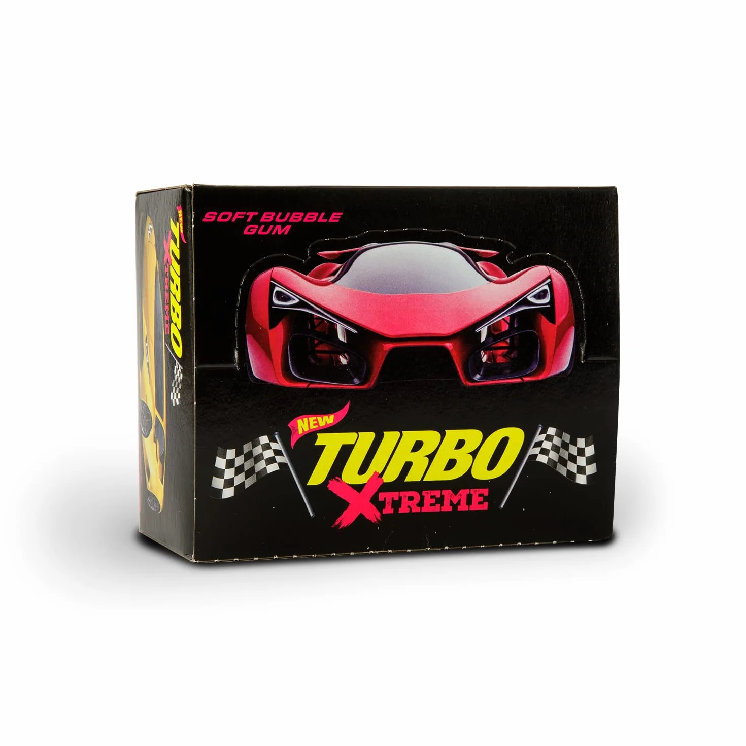 Guma do żucia Turbo Xtreme Miękkie Bubble Gum Retro upominków importowanych urodzin Słodycze (Full Box 100psc)