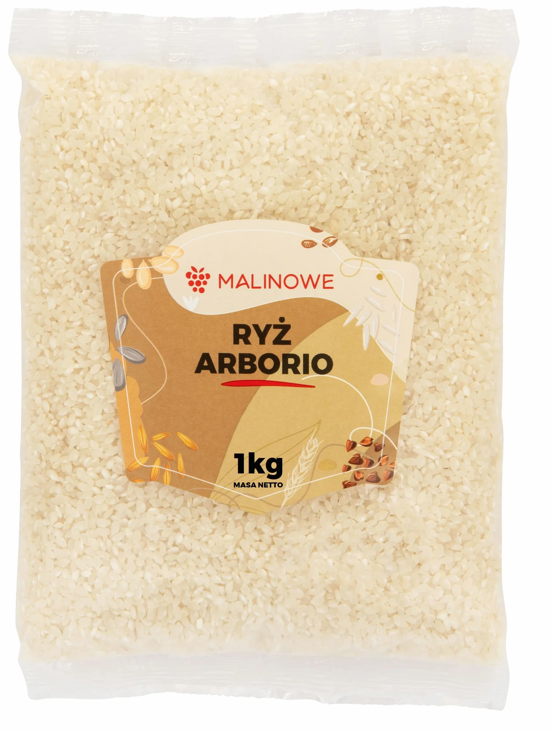 Malinowe RYŻ ARBORIO 1kg Ryż Do Risotto