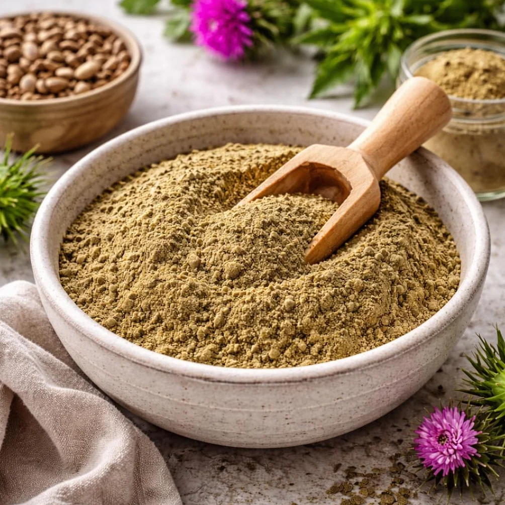 Alpi Nature Proszek z Ostropestu Plamistego 500g, Mielone Nasiona Ostropestu Plamistego