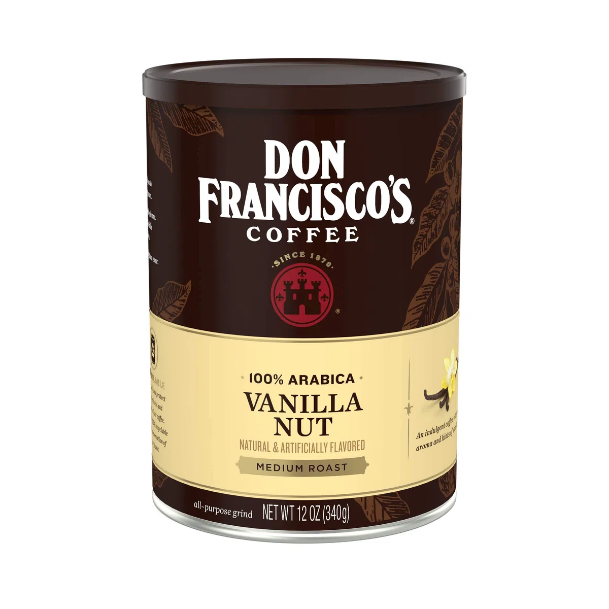 Don Francisco Kawa z orzechami waniliowymi w puszce, 350 ml, ogród, trawnik, konserwacja