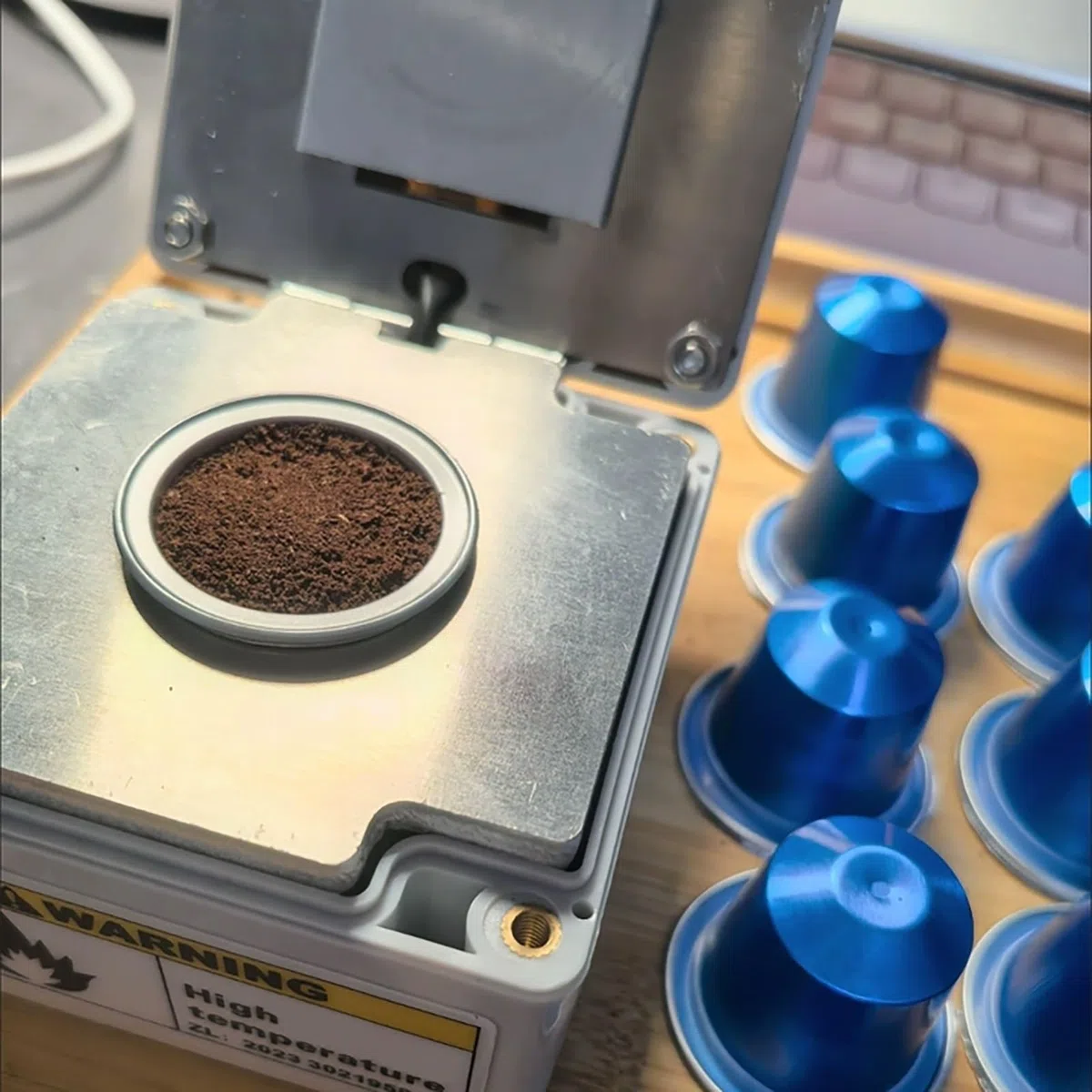 Maszyna do zgrzewania kapsułek kawy, folia zgrzewająca z folii aluminiowej, wielokrotnego użytku, adapter konwertera do espresso
