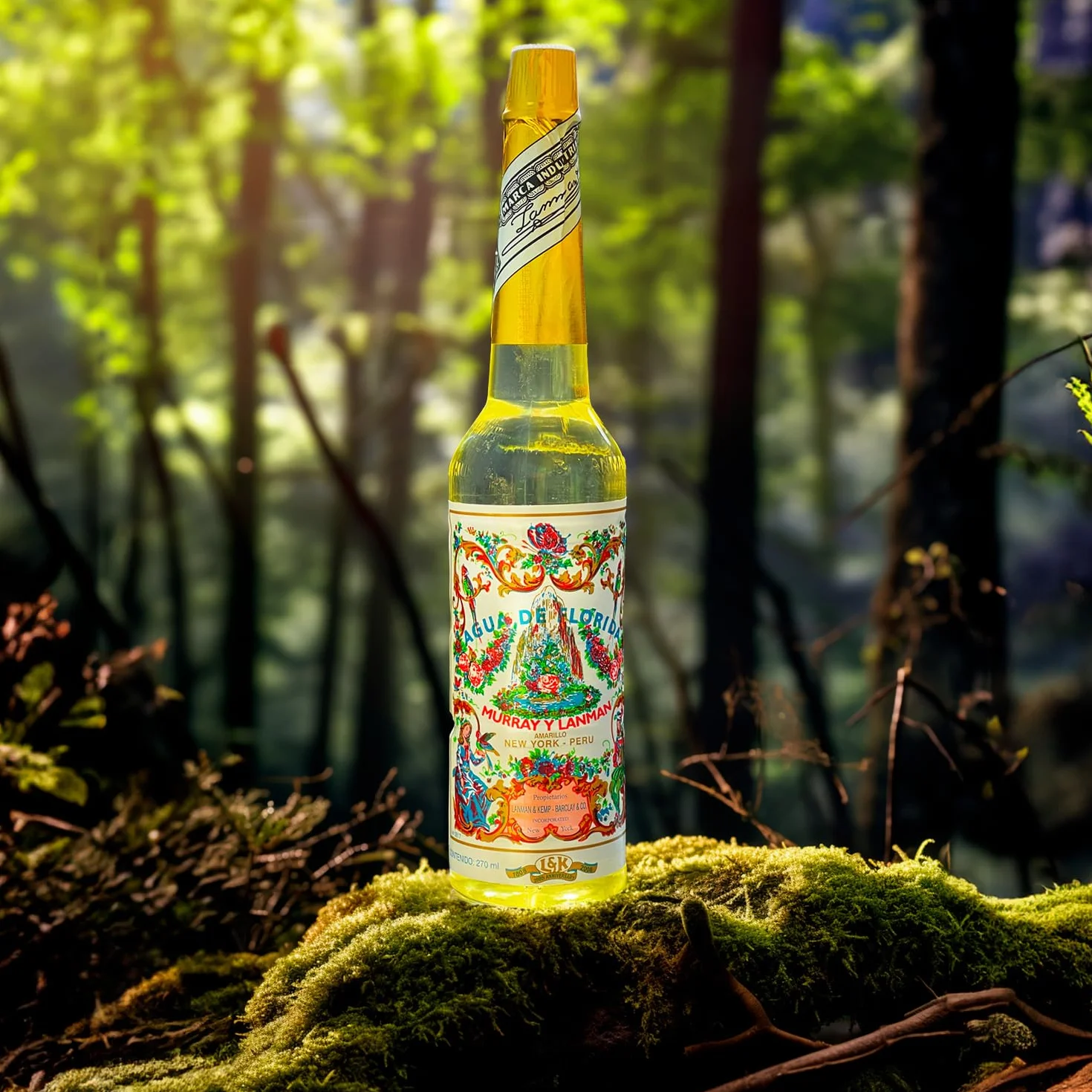 2 100% oryginalna woda z Peru Florida – butelki 270 ml do czyszczenia i ochrony duchowej