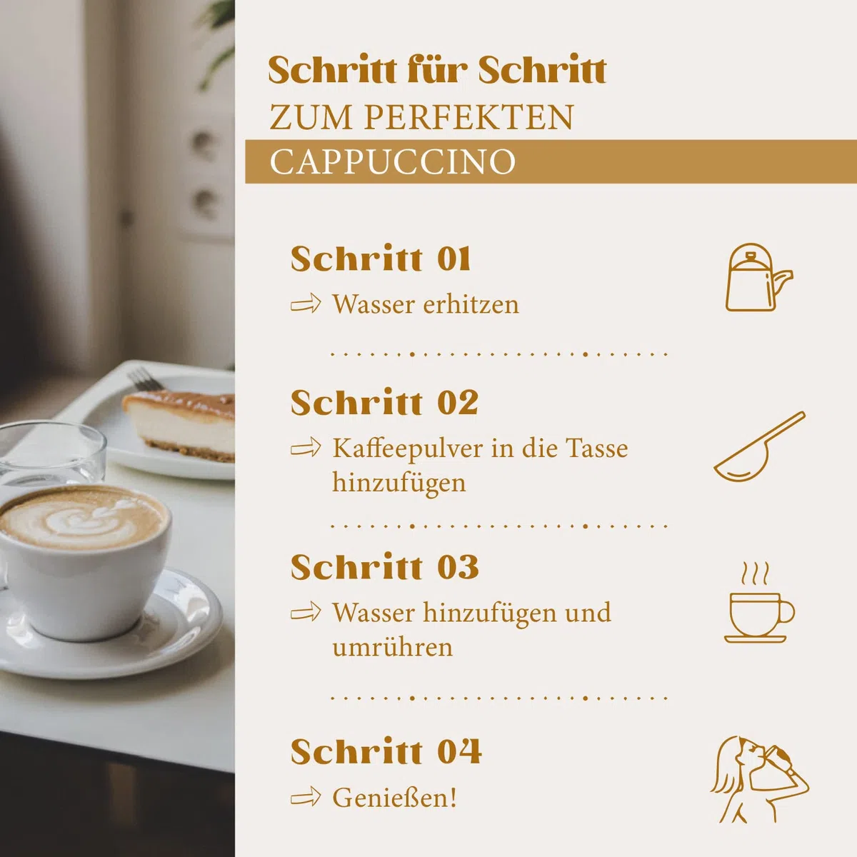 HEARTS Cappuccino White 10 x 1 kg – przyjemność w stylu włoskim, ok. 80 porcji na woreczek, praktyczne opakowanie rodzinne, intensywny aromat, mleczny i kremowy