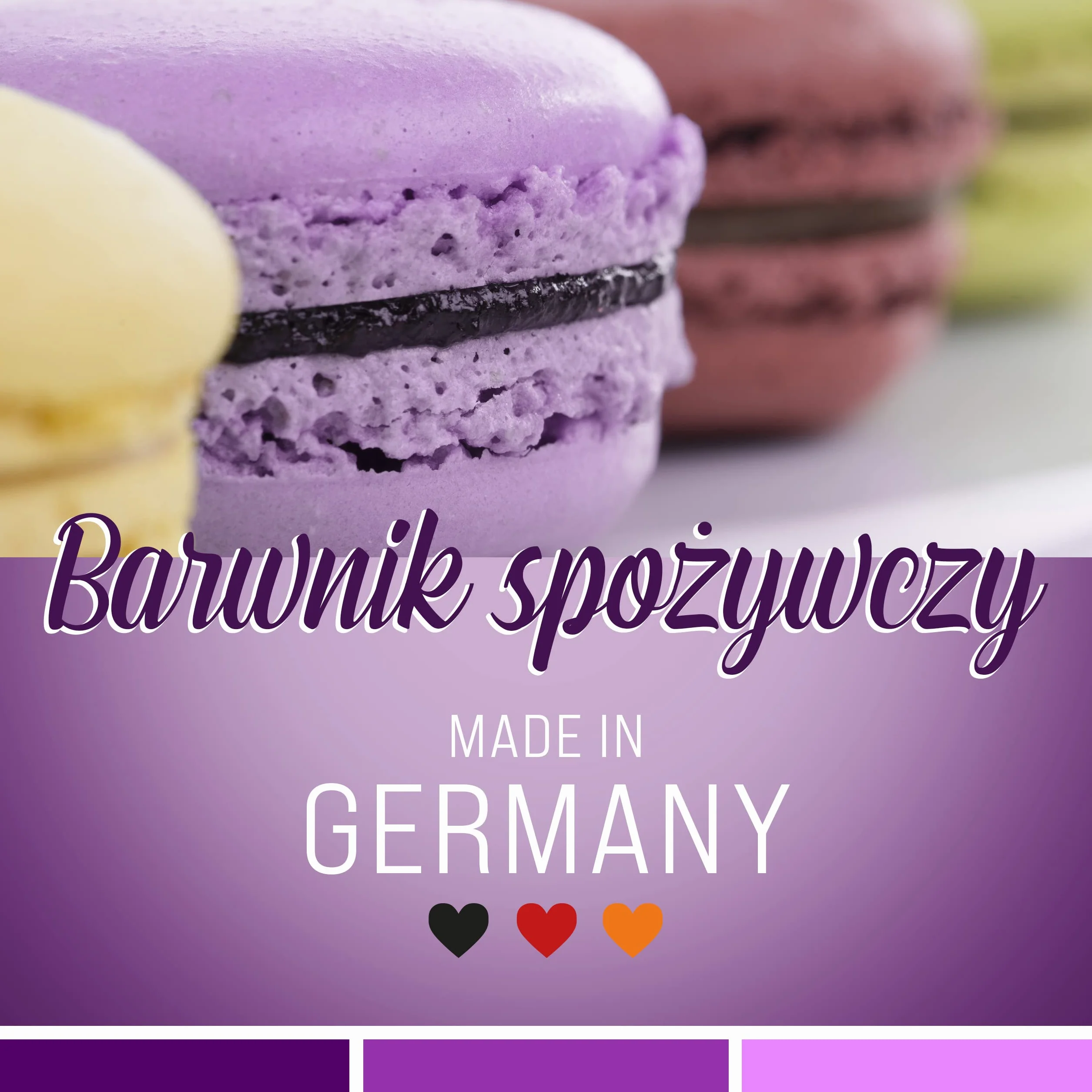 Belissia Barwnik Spożywczy Fioletowy 10ml, wysoko skoncentrowany barwnik, wyprodukowany w Niemczech, bez cukru, płynny, do barwienia napojów, ciast, ciasta, polew i wielu innych.
