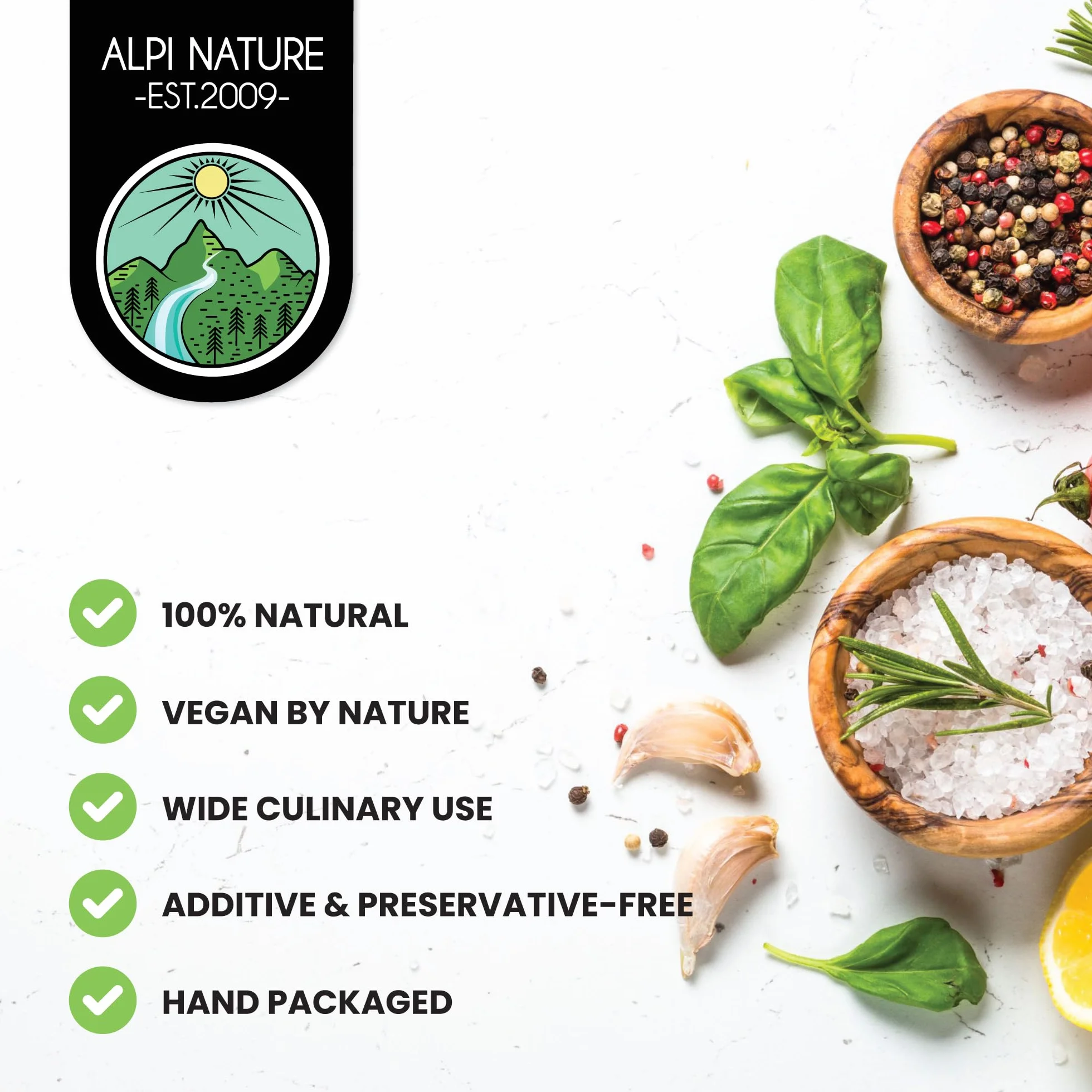 Granulowany czosnek (250 g), granulat czosnku, mielony czosnek, 100% naturalny z delikatnie wysuszonego czosnku, naturalny, bez dodatków, wegański