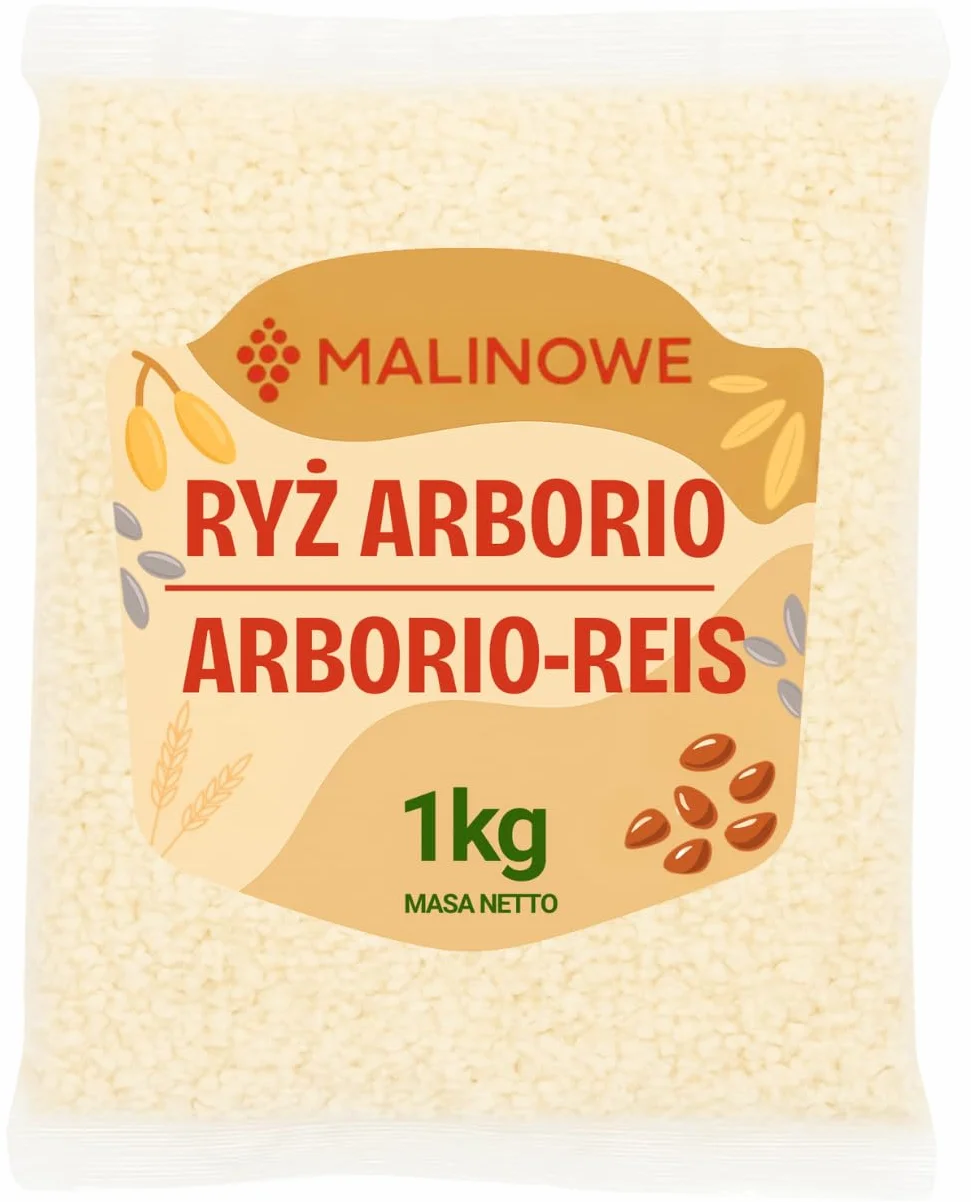 Malinowe RYŻ ARBORIO 1kg Ryż Do Risotto