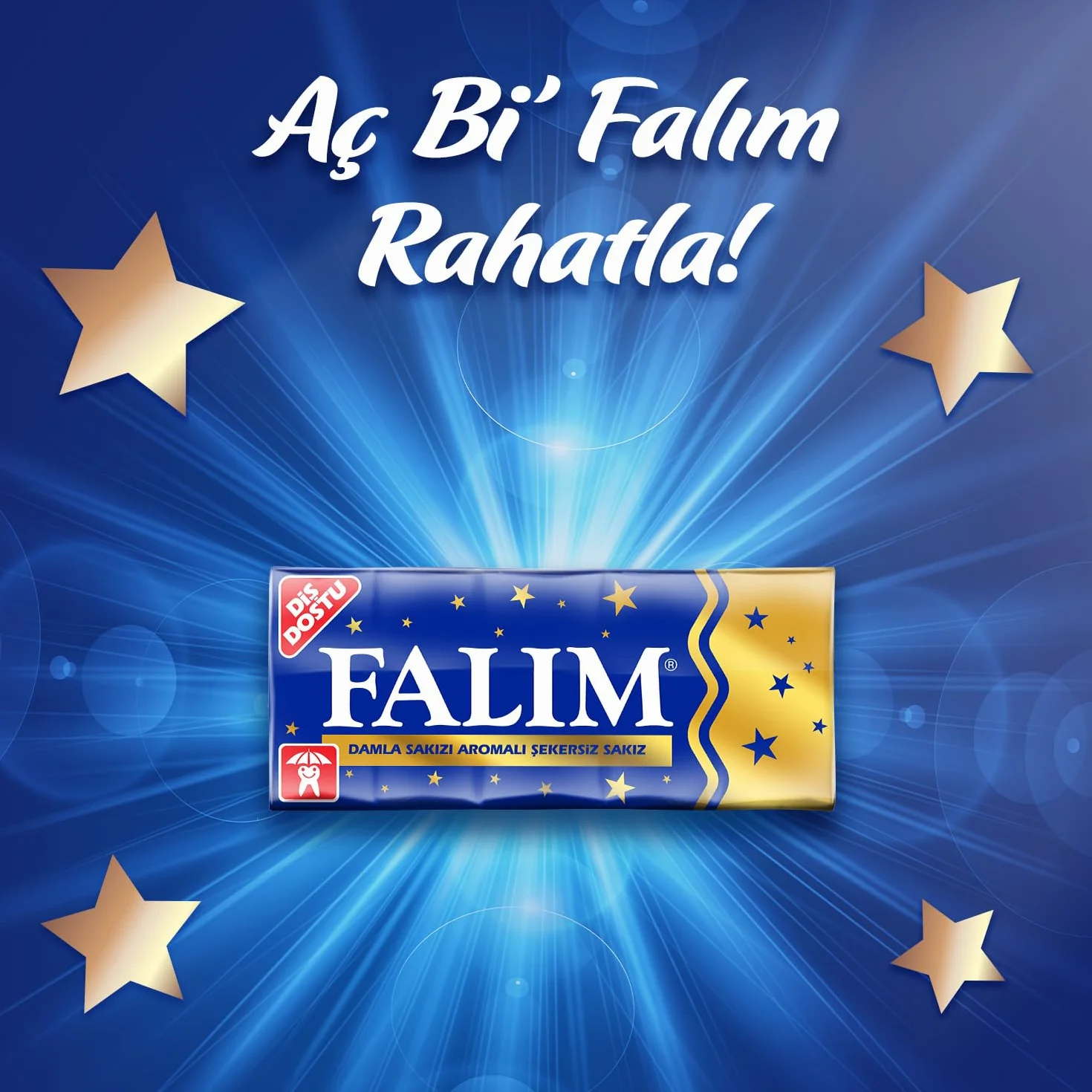 Falim Mastix, guma do żucia, Damla, w pudełku, bez cukru, o smaku mastyksu (20 x 5 sztuk/140 g)