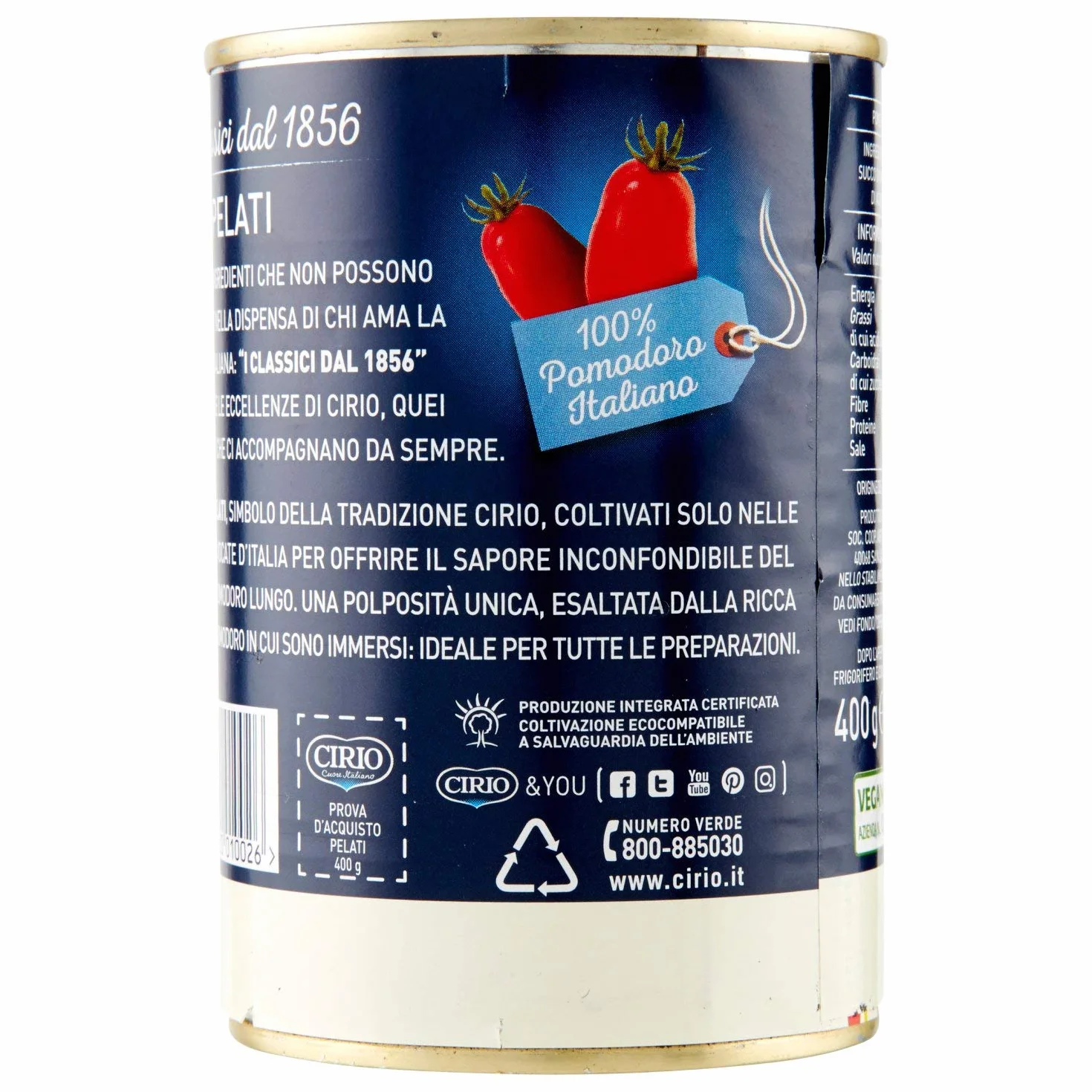 Cirio Zestaw 3 bezglutenowych obranych pomidorów 400 g