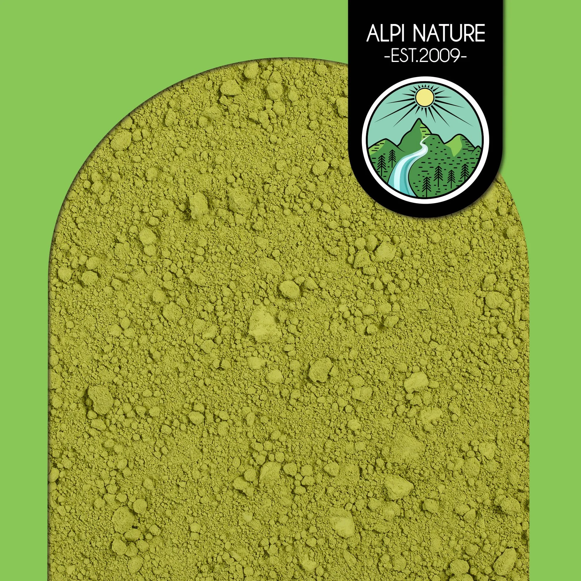 Alpi Nature Ekologiczna Matcha w Proszku 50g, Zielona Herbata Matcha Premium, Naturalnie Zawiera Kofeinę