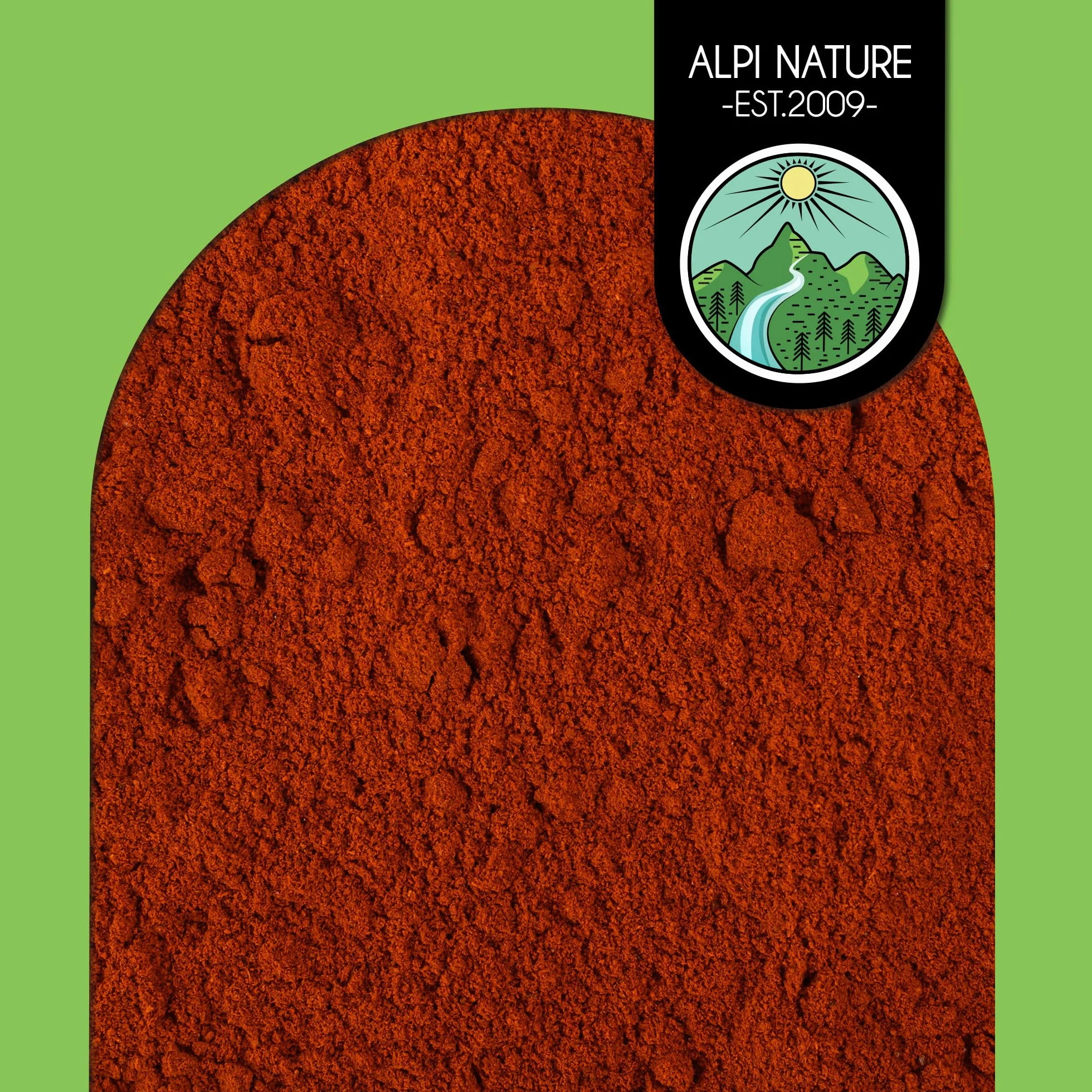 Alpi Nature Ostra Wędzona Papryka w Proszku 250g, Mielona Ostra Czerwona Papryka, Ostry Proszek Paprykowy