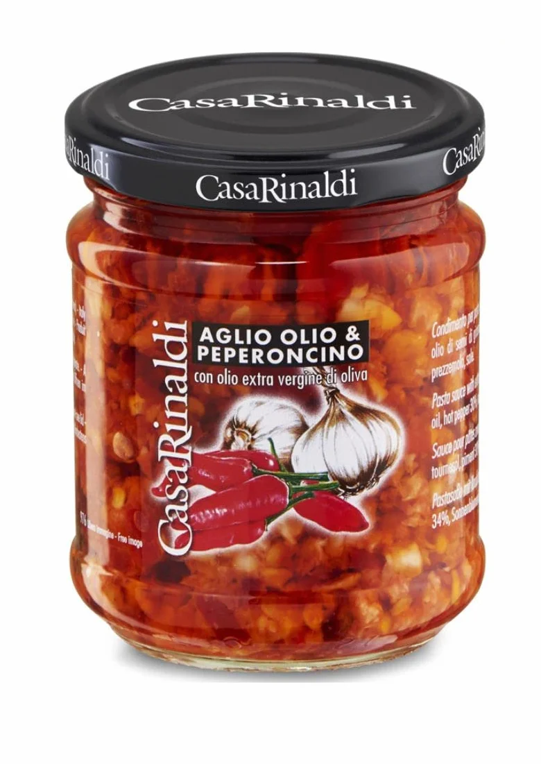 Casa Rinaldi Aglio Olio & Peperoncino / czosnek i chili w oleju 190 g