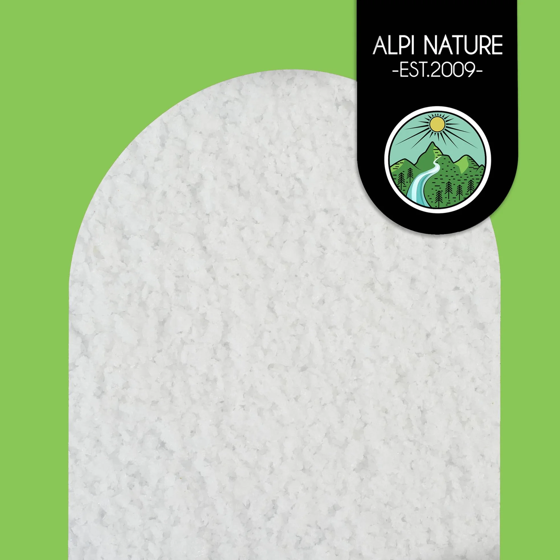 Alpi Nature Płatki Soli Kamiennej 100g, Sól Kamienna z Hiszpanii do Gotowania, Sól Gourmet 0.1-8 mm