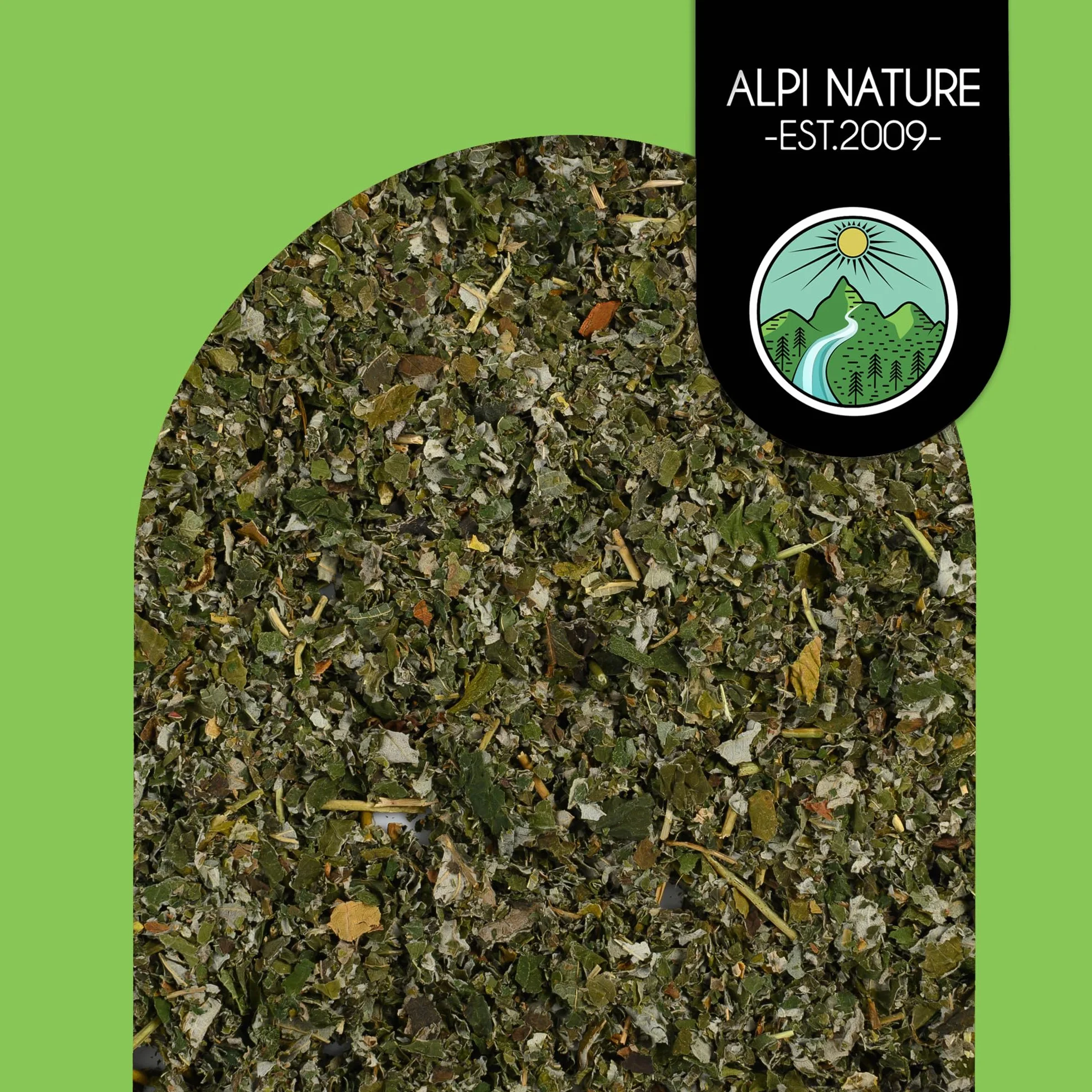 Alpi Nature Ekologiczna Herbata z Liści Maliny 100g, Suszone Cięte Liście Maliny, Herbata Liściasta
