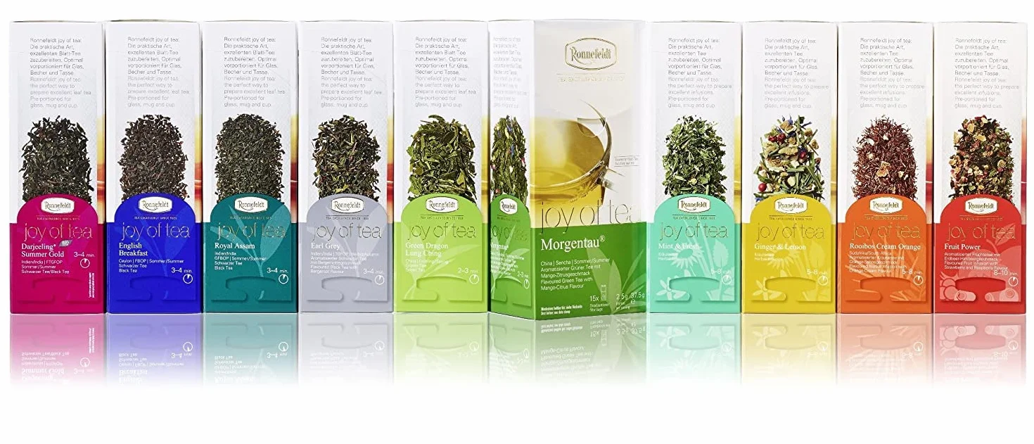 Ronnefeldt Fruit Power 'Joy of Tea' - herbata owocowa o smaku truskawkowym, 15 torebek herbaty, 54 g, ilość: 6 sztuk
