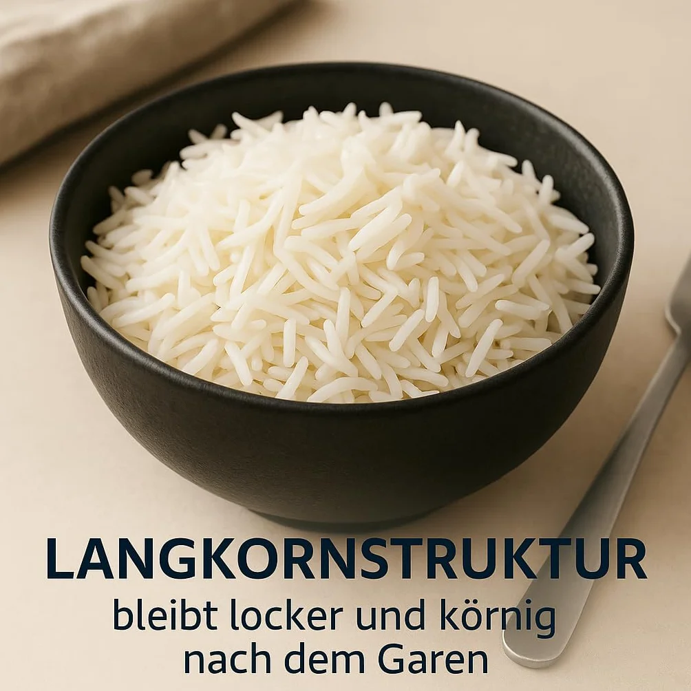 Ryż basmati biały 1 kg pachnący, długoziarnisty luźny gotowy do gotowania potraw azjatyckich